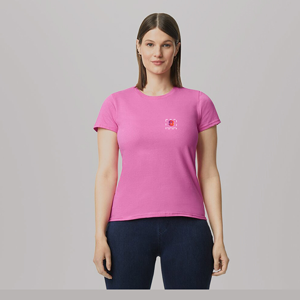 Gildan Softstyle Midweight Women's T-shirt Pink