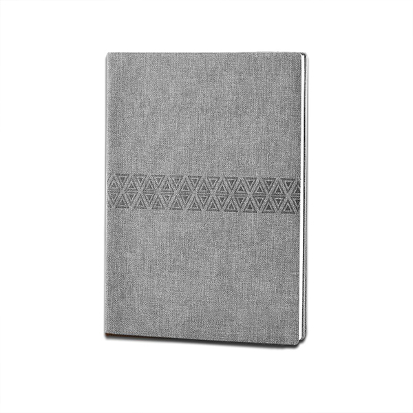 Personalized Employee Welcome Kit 2-in-1 Diary & Pen (Medium Gray)-1