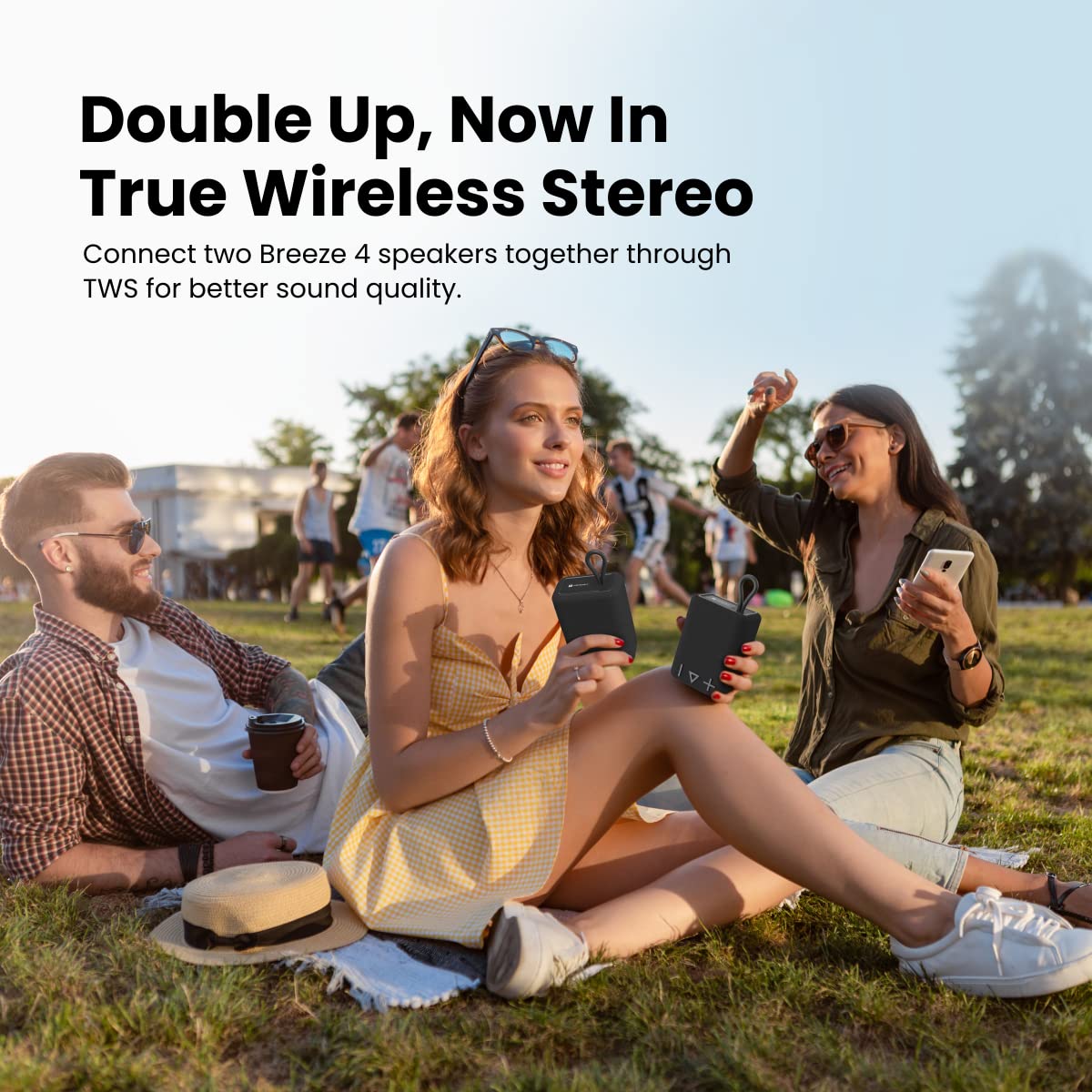 Portronics Breeze 4 Portable 5W Speaker with Mic, 8Hrs Playback (Black)-6