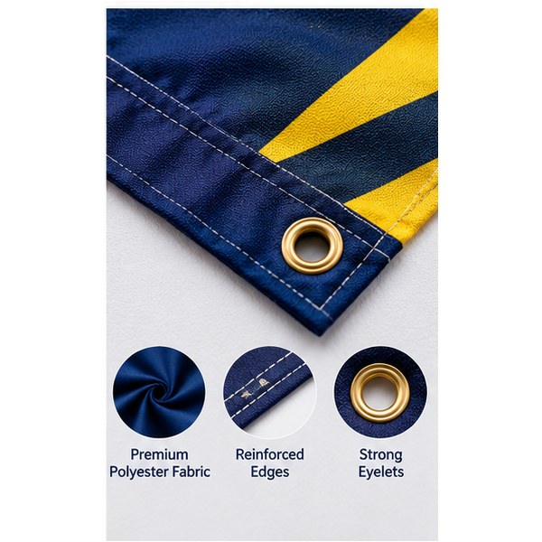 Custom Stadium Roof Flags 6 × 4 Feet-5