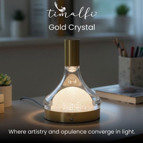 Timalfi Gold Crystal Lamp-5