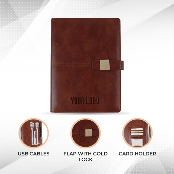 Garnet Power Bank Folder (Brown)-2