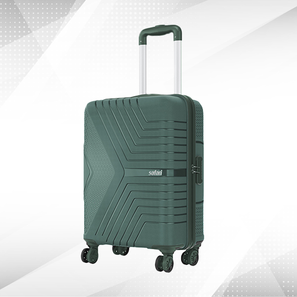 Safari Viber Trolley Bag (Dusk Green)-0