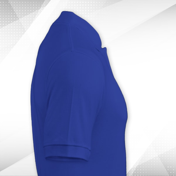 Six Degrees Cotton Polo T-shirt for Men (Royal Blue) - Custom Logo Left Chest-2