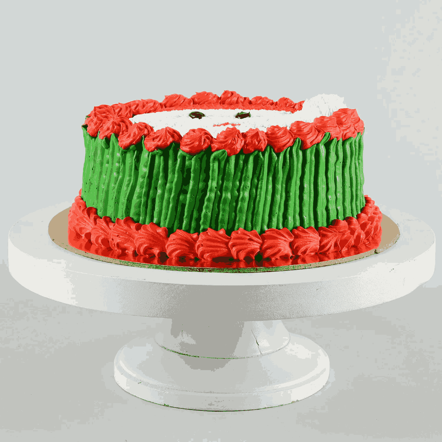 Santa Black Forest Christmas Cake 1kg-3