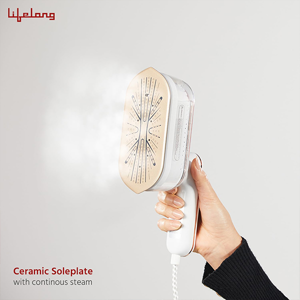 Lifelong LLGRMS901 Garment Steamer (White)-2