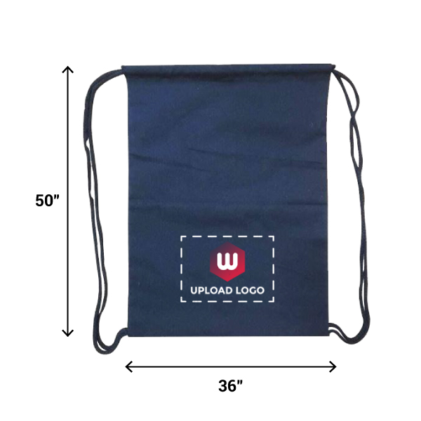 JUTELINE Drawstring Bag pack | Size - 36*50 cm - Black-1