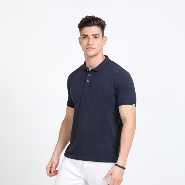 Caslay Polo T-Shirt (Navy Blue)-3