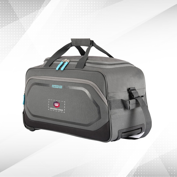 American Tourister Ambero Wheel Duffle Bag with Custom Logo for Corporate Gifting