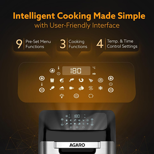 AGARO Regency Air Fryer 12L– 1800W Multi-Function Oven-4