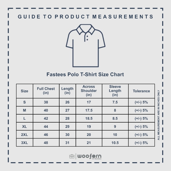 Embroidered FasTees Polo T-shirt for Men (Solid Grey)-6