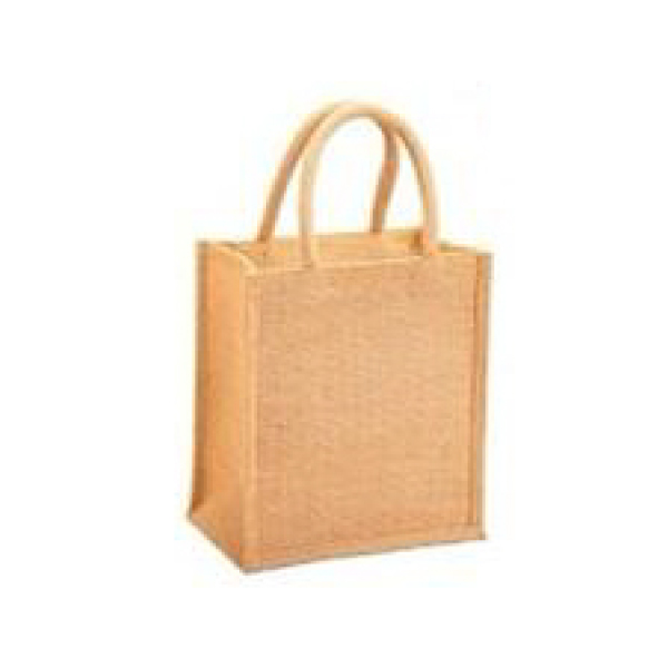 JUTELINE Eco-Friendly Jute Bag  with Zipper | Size - 10*11*5 inch-2