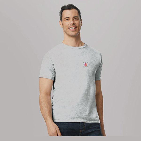 Gildan Softstyle Midweight Adult Round Neck T-Shirt Ash Grey