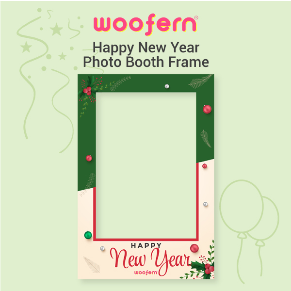 Elegant Happy New Year Party Photo Booth