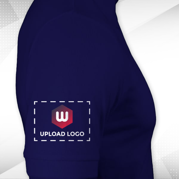 Scott Young Polo T-shirt for Men Navy Blue - Custom Logo Left Chest & Right Arm-1