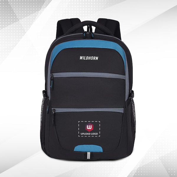 WILDHORN Peru Laptop Backpack (Black & Blue)-0