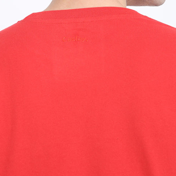 Caslay Crew Neck T-Shirt (Red)-6