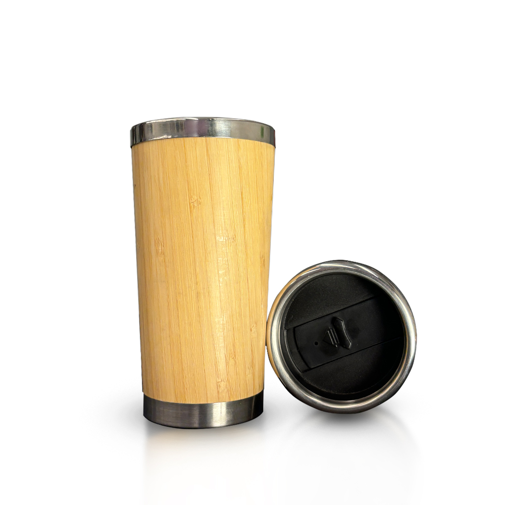 Premium Sustainable Bamboo Tumbler With Custom Logo Branding-4