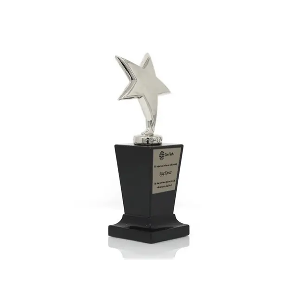 Rossette Tall Silver Trophy-2