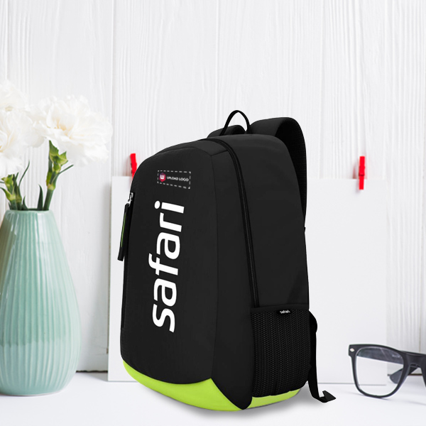 Safari Jersey Backpack (Black) – Customized with Brand Logo-1