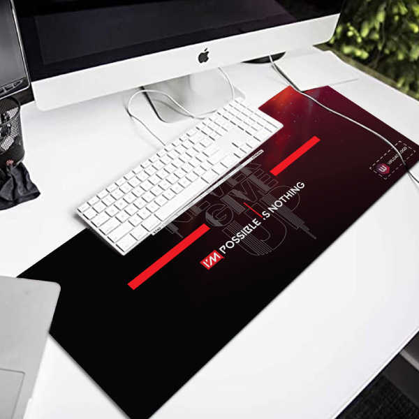 Never Give Up Keyboard Pad with Customized Logo-5
