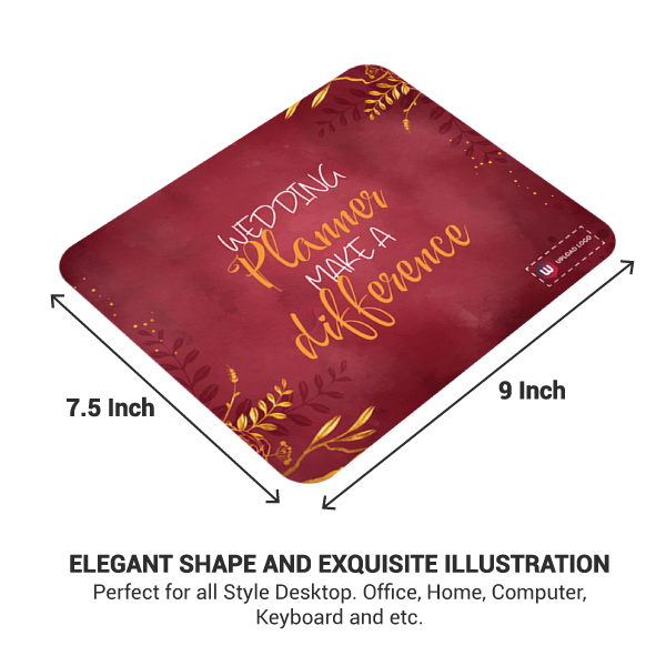 Wedding Planner Mouse Pad with Customized Logo-4
