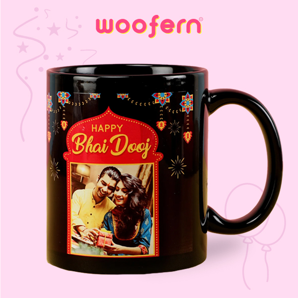 Bhai Dooj Personalized Photo Mug-1
