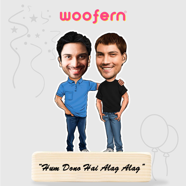 Personalized Best Friend Caricature