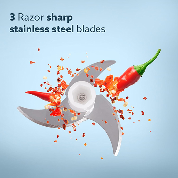 AGARO Elite Rechargeable Mini Electric Chopper -250 ml-2