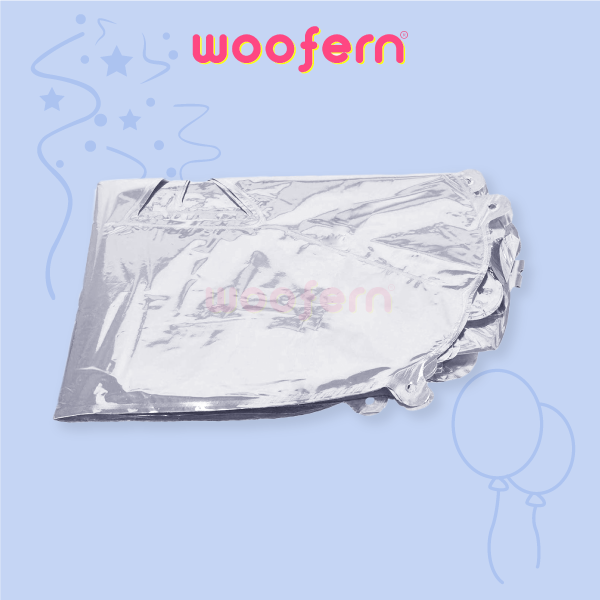 Number 7 Silver Foil Balloon 16 inch-5