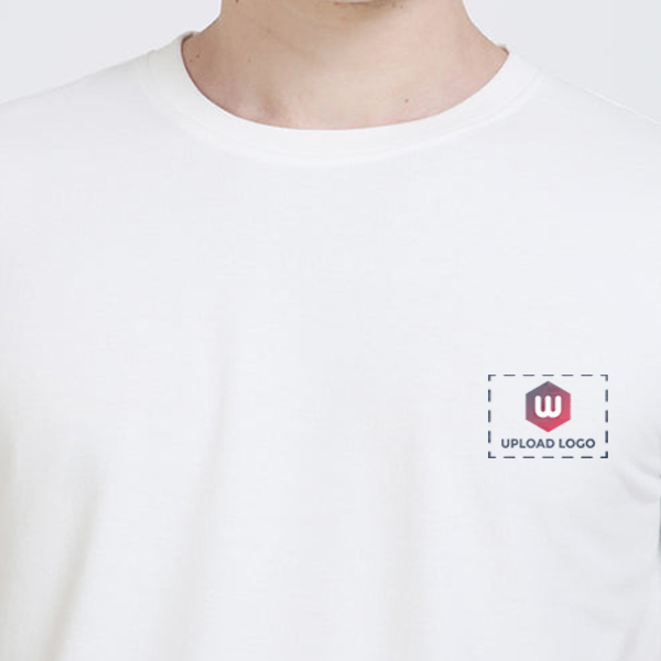 Caslay Crew Neck T-Shirt (White)-5