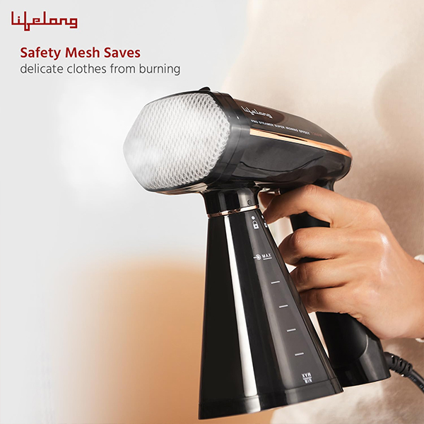 Lifelong LLGRMS902 Garment Steamer (Black)-2