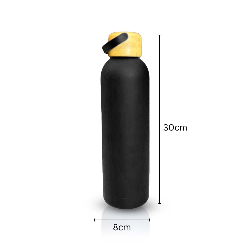 Custom logo Bamboo Cap Bottle for Corporate Gifting-1
