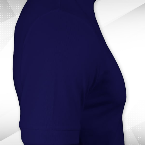 Scott Young Polo T-shirt for Men Navy Blue - Custom Logo Left Chest-2