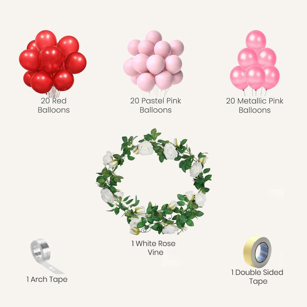 Charming Red Valentine’s Day DIY Decoration Kit-2