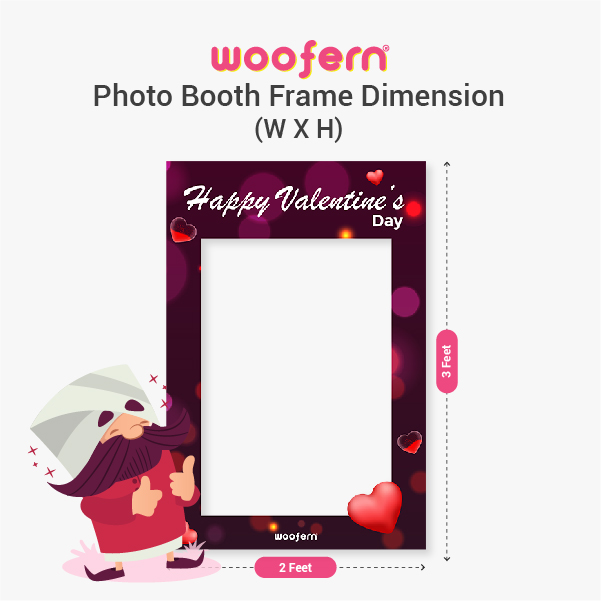 Heartfelt Valentine Photo Booth Frame-4