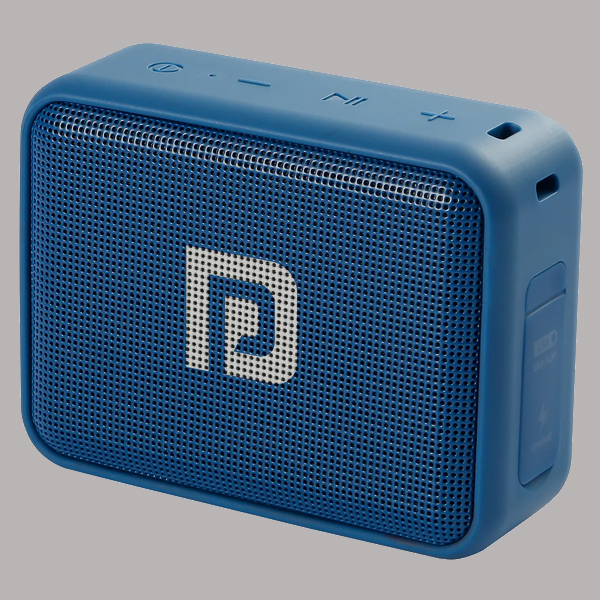 Portronics Dynamo 8W Speaker | In Built Mic | TWS Mode | FM Radio (BLUE)