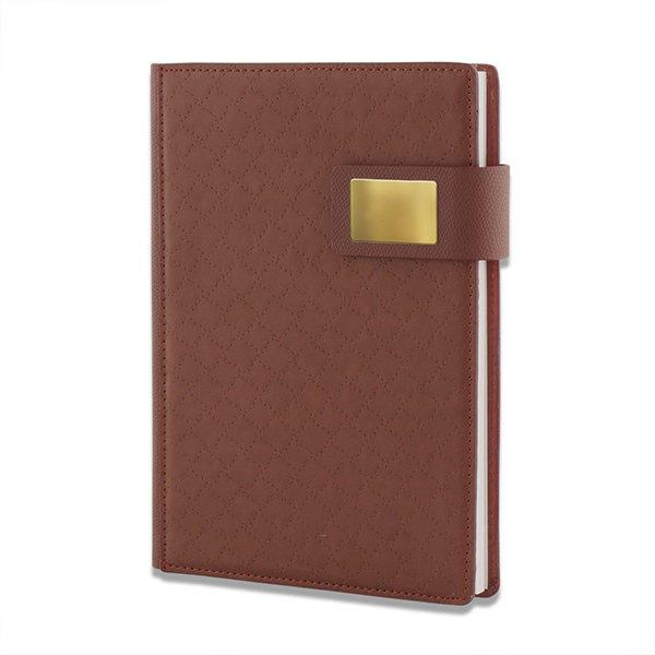 Personalized 4 In 1 Diary Employee Gift Set (Brown)-1