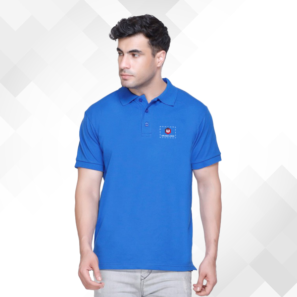 Winbarg Cotton Poly Stretch Polo - Cobalt T-Shirt