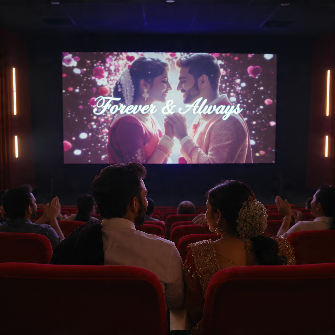 Big Screen Marriage Proposal At Cinema-2