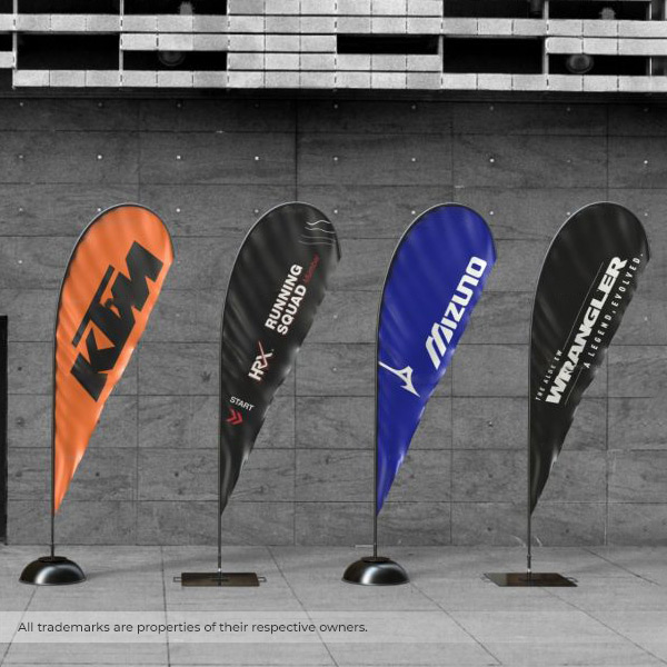 Customized Teardrop Flag for Event & Promotions-4