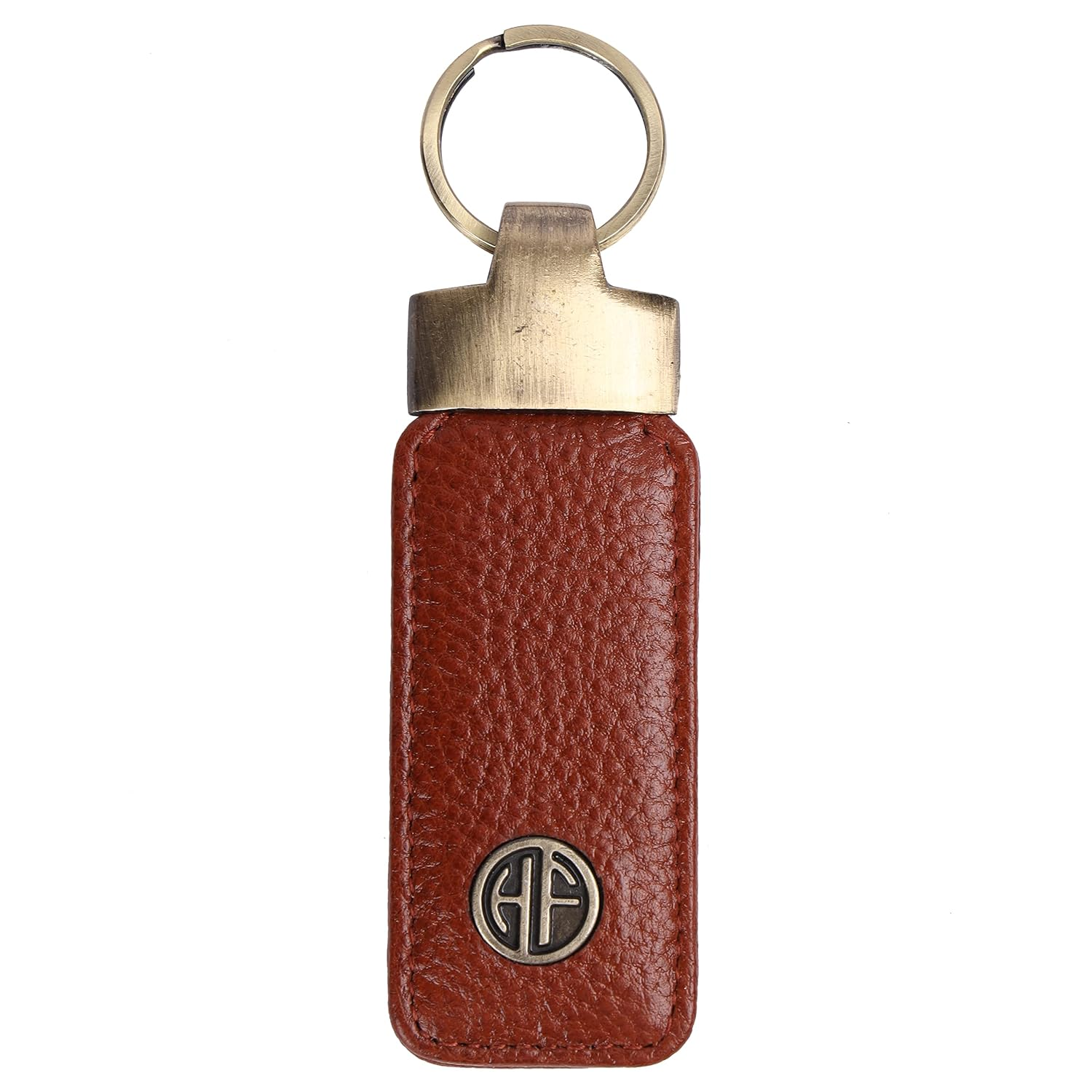 HF Men's Executive Leather Gift Set – Wallet, Keychain & Pen | Premium Corporate Gift (Brunt Umber)-3