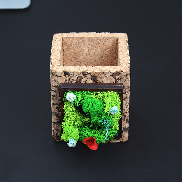 Forest Tile – Cork Pen Holder-1
