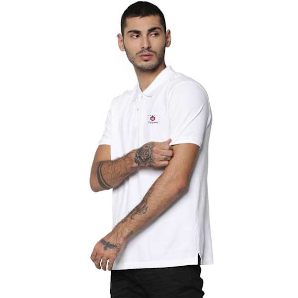 Jack & Jones Plain Polo White T-shirt - Custom Logo