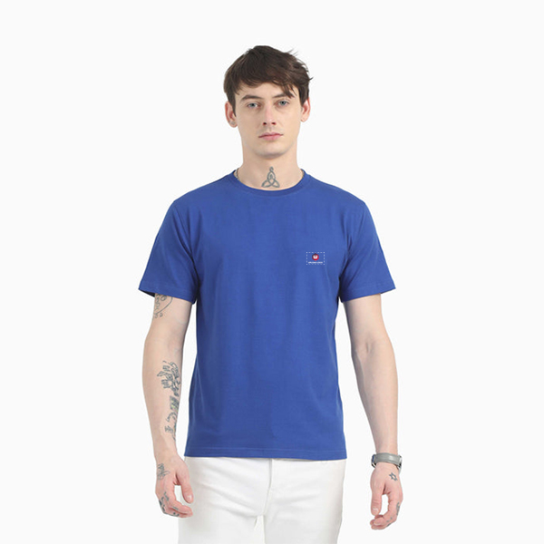 Caslay Organic Crew Neck T-Shirt (Royal Blue)