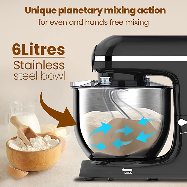 AGARO Regency Stand Mixer - 1400W Powerful & Multi-Functional-3