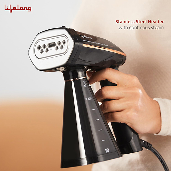 Lifelong LLGRMS902 Garment Steamer (Black)-5