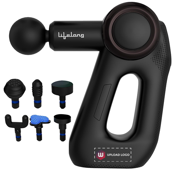 Lifelong LLGM81 Wireless Gun Massager | Hot & Cold Heads | Deep Tissue Massage