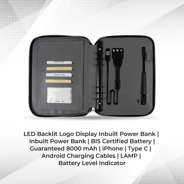 Nexon Power Bank Folder (Black Grey)-3