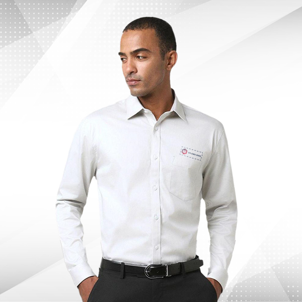 Jack & Jones Demian Shirt with Custom Logo - Mirage Grey